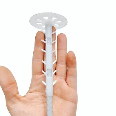 Integrated Board Plastic Wall Insulation Anchors Nails Insulated Fasteners For Construction