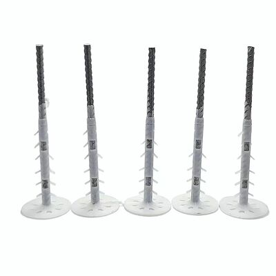 Integrated Board Plastic Wall Insulation Anchors Nails Insulated Fasteners For Construction