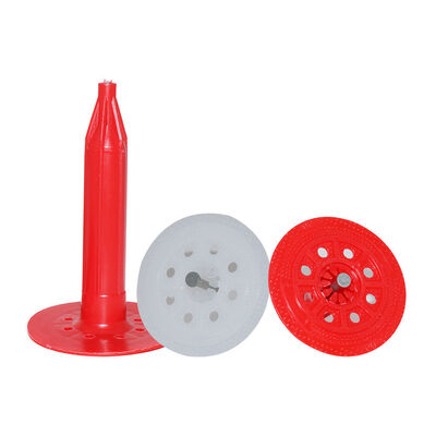 Rock Wool Thermal Insulation Fasteners Fixing Anchor 250mm With Steel Nail