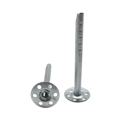 Coarse Thread Metal Insulation Nail with Hex Head Easy and Quick Installation