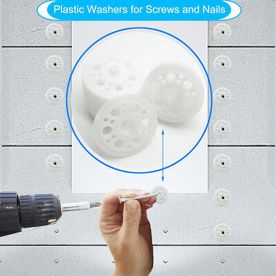 Standard Plastic Insulation Washers With Excellent Chemical Resistance And 0.5mm Thickness