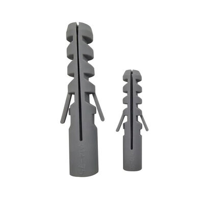 Cylindrical Plastic Expansion Plug For Customization Load Capacity Plastic Sleeve Anchor