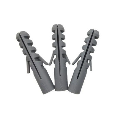 Drilling And Hammering plastic expansion nail plugs For Concrete Bulk Or Individual Packaging