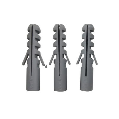 Drilling And Hammering plastic expansion nail plugs For Concrete Bulk Or Individual Packaging
