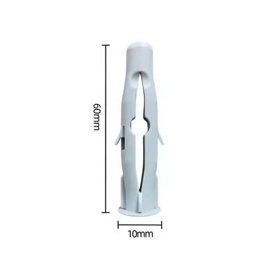 Strong Capacity Plastic Expansion Pipe For Securing Insulation Materials To Concrete INCH Measurement System