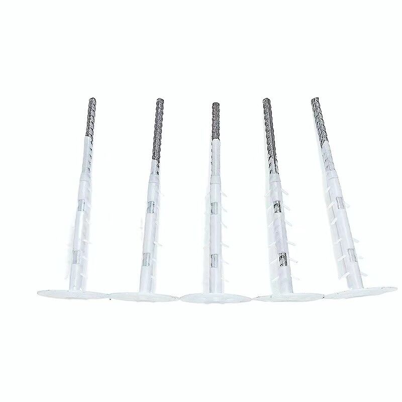 60MM*8MM*200MM Πλαστικές μονωτικές άγκυρες Χάλυβα καρφιά για το κτίριο Πίνακες οροφής