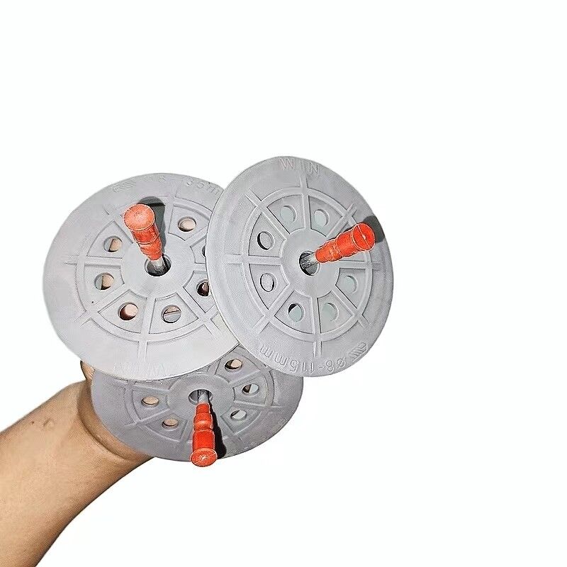 レッドキャップ 80MM固定ディスク ハンマーコンクリートプラスチック隔離アンカー 1.12KN容量