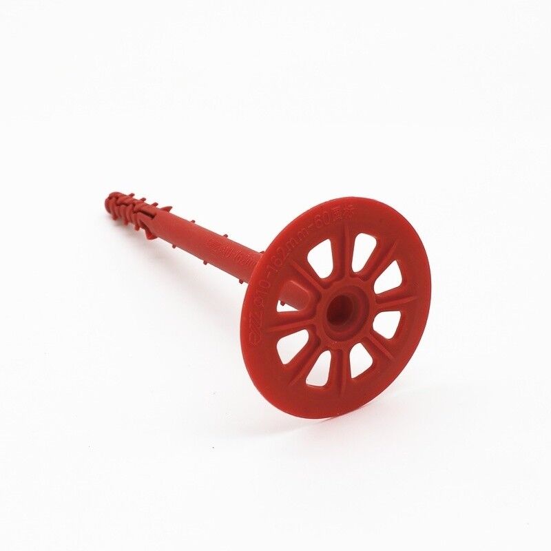 Kunststoffstarre Isolationsschrauben Anker Wolle Wärmedämmung Anker 250mm 300mm mit Stahlnagel