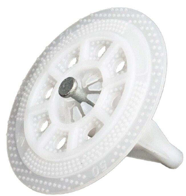 25mm ~ 250mm Hdpe Rigid Isolation Anchors Trắng Bảo quản nhiệt bền