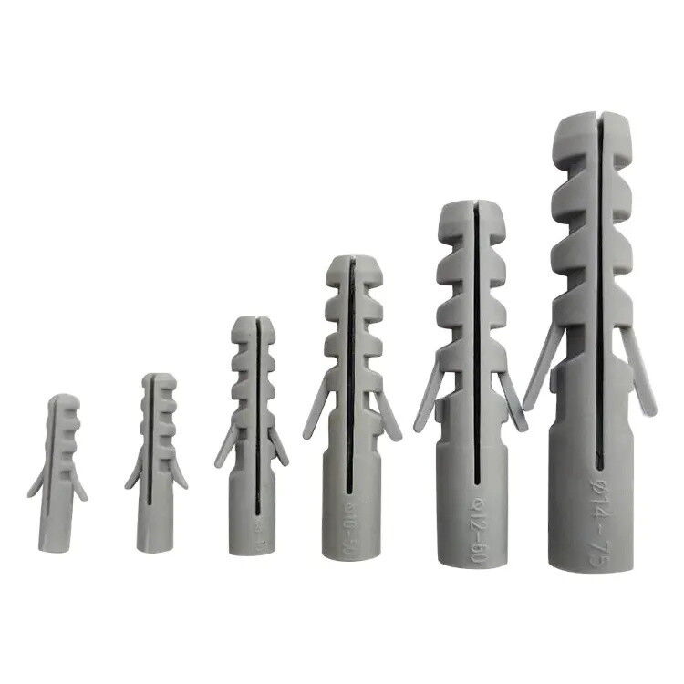 ปลาสติก Anchor Wall Plug ไนลอน Wall Anchor 6 * 30 มิลลิเมตร ปลาสติก Sleeve Anchor