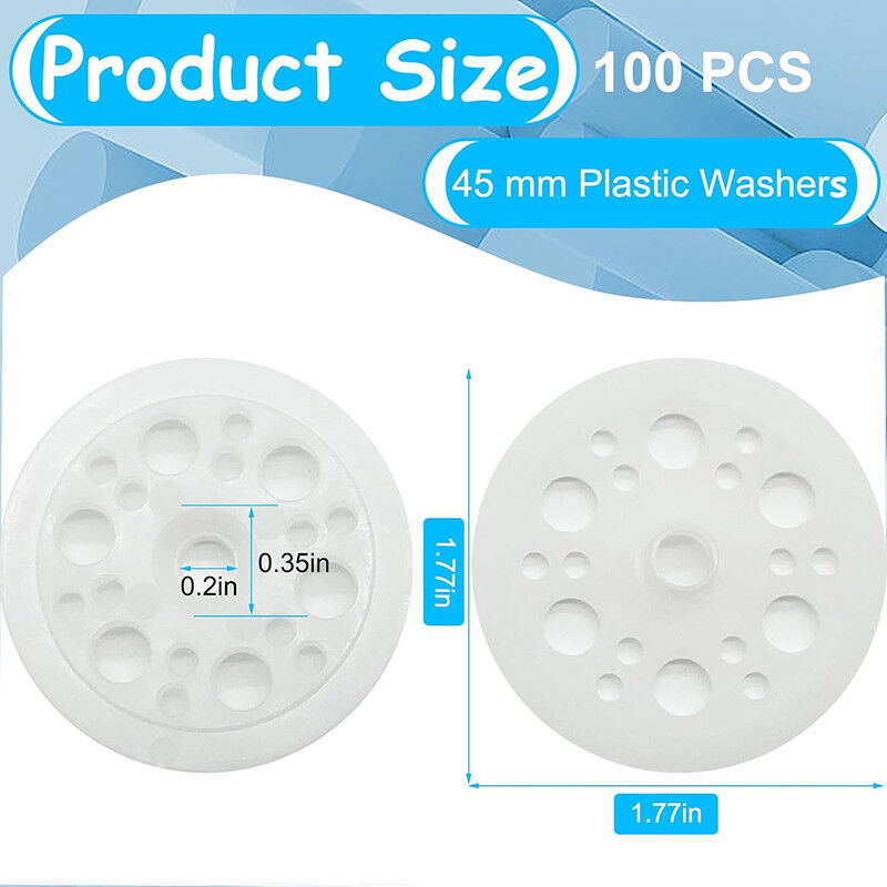 Plastic Foam Insulation Washers Insulation Spacer Untuk Kemantapan dan Ketahanan Kimia yang Lama