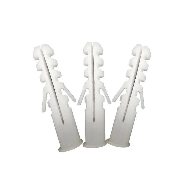 Weißes Kunststoff-Erweiterungsplug für die Ladekapazität hängt von der Größe und dem Material für die Wand und langlebig