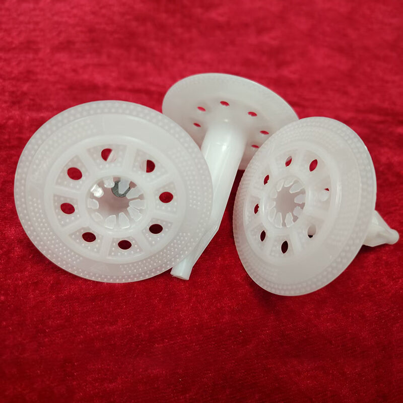 Hdpe Thermal Foam Plastic Wall Plug Insulation Steel Pin Nail With Washer For Nail Gun