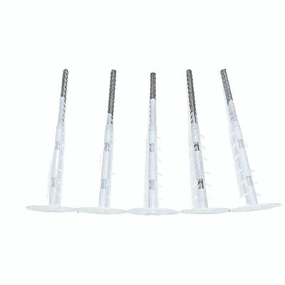 Integrated Board Plastic Wall Insulation Anchors Nails Insulated Fasteners For Construction