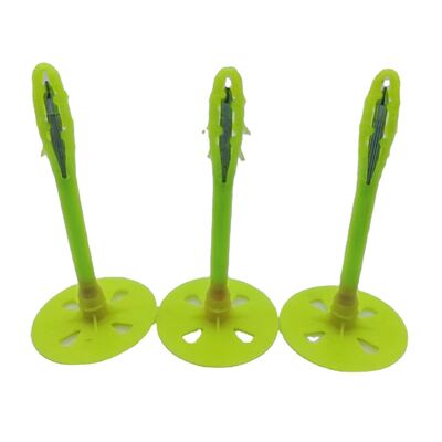Plastic Expansion Wall Plug Insulation Nails Fixings Anchors Dowel
