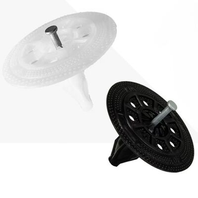 Custom Plastic Insulation Anchors Drywall Dowel Board Anchors HDPE Fluted Shank Type