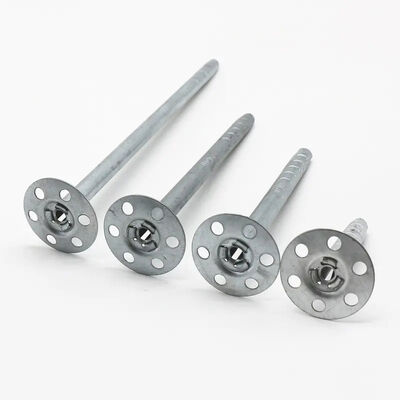 Coarse Thread Metal Insulation Nail with Hex Head Easy and Quick Installation