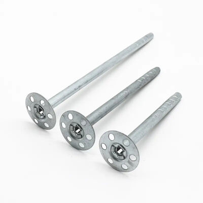 Construction Metal Insulation Board Anchors Exterior Wall Insulation Nails Cylindrical Shape