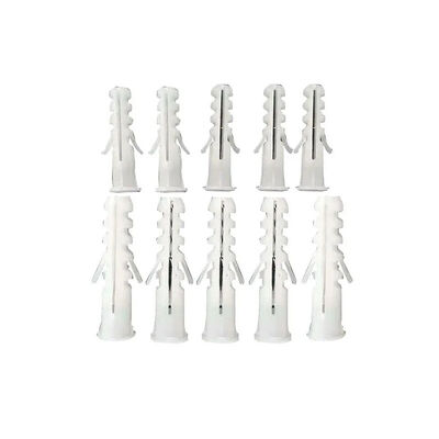 Versatile Cylindrical Plastic Expansion Anchor For Various Wall And Ceiling
